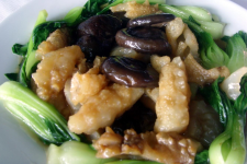 Bắp bò xào nấm